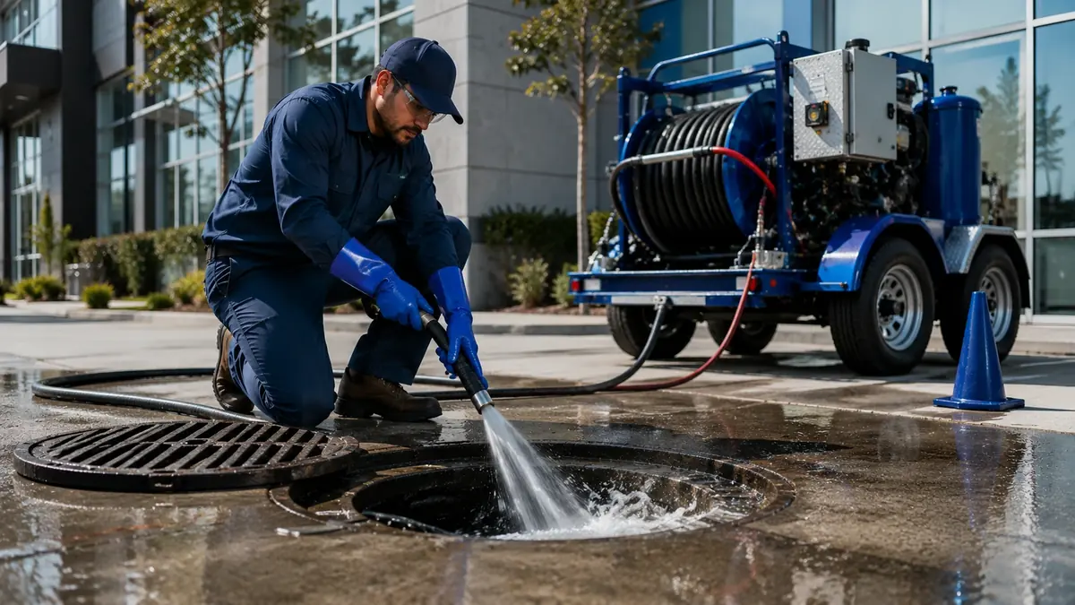 Commercial Hydro Jet Drain Cleaning in South Pasadena
