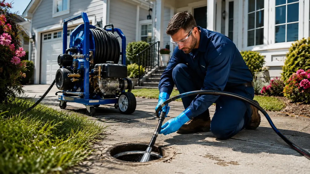Residential Hydro Jet Drain Cleaning in South Pasadena