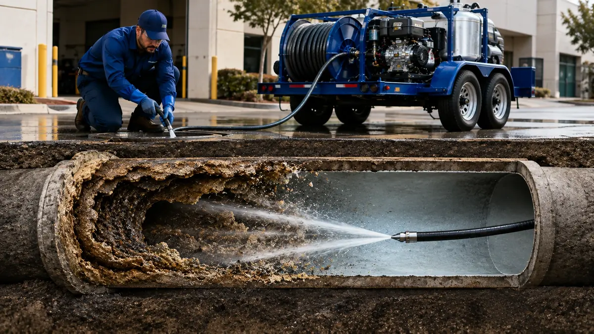 Sewer Pipe Descaling in South Pasadena